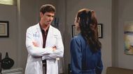 Finn and Poppy discussed Luna on The Bold and the Beautiful | Image: CBS